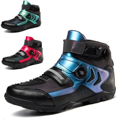 China Fastrider Anti-skid Multifunctional High Quality Motorcycle Shoes Motorcycle Leather Boots Custom Logo By Standard International for sale