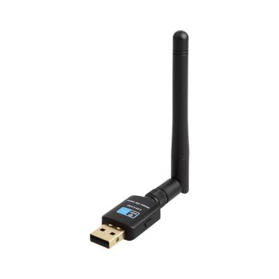 China 2.4G/5.8GHZ LAPTOP Dongle wifi adapter usb network LAN card 600M dual band wireless wifi receiver for sale