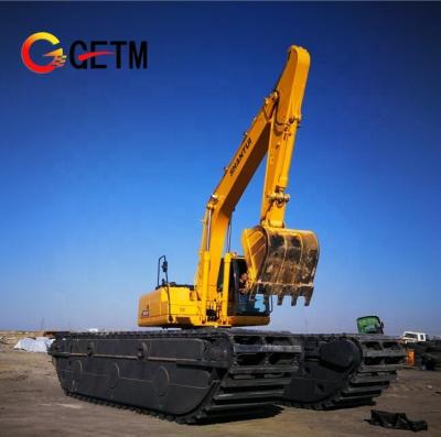 China High Quality Amphibious Model GET330B of 30t-33t Class Hot Selling 30t-33t Class Swamp or Shallow Water Area Excavator Pontoon Landing Gear GETM for sale