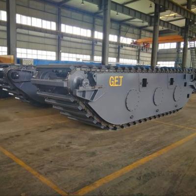 China Hot Selling Excavator Floating Excavator Undercarriage Amphibious Pontoon GET80H For Crawler Excavator 8t-10t GET80H for sale