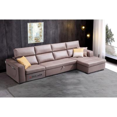 China (Size) Adjustable Electric Control Sofa Bed, Convertible Sofa Bed With Recliner, Living Room Corner Sofa Bed for sale