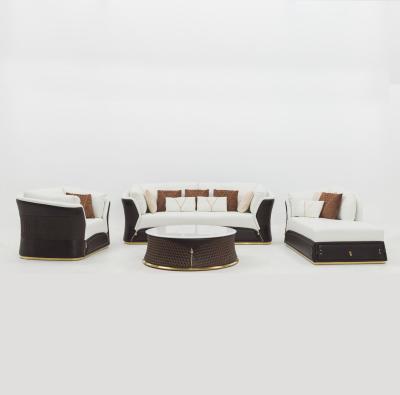 China Customization Style Italian Light Luxury Living Room Genuine Leather 10 Seater Or Sofa Set Customeized for sale