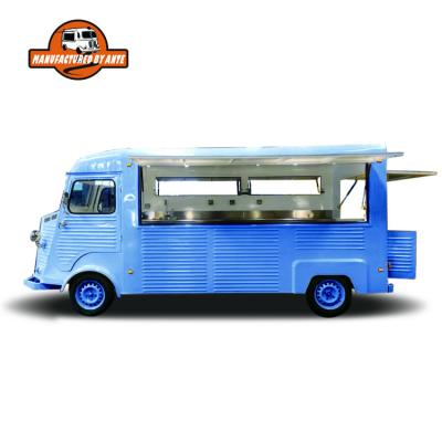 China Commercial Vintage Food Van Electric Mobile Supply Ice Cream Food Truck for sale