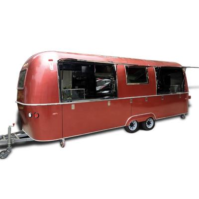 China Commercial Catering Mobile Airstream Food Trucks Food Trailer for sale