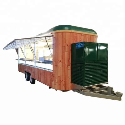 China hamburger caravan trailer fast food trailer for sale for sale