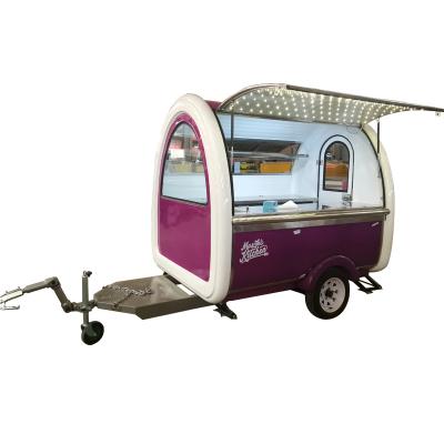 China Bakery snack bar towable multifunctional coffee cart mobile food trailer for sale