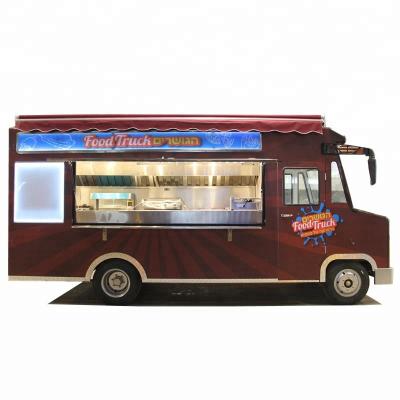 China Snack Factory Factory Price Street Churros Grill Fast Food Trailer Ice Cream Food Truck for sale