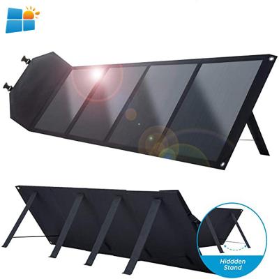 China Industrial; home ; supply 30w 60w 100w 200w 300W commercial folding panel mats folding portable solar panel for outdoor for sale