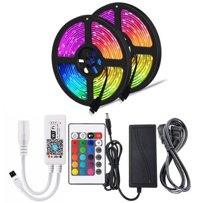 China Wholesale price LANDSCAPE Wifi Cheap Flex 12V 5M Outdoor Flexible 2835 5050 SMD RGB waterproof led strip/led strip lights/led light strip for sale