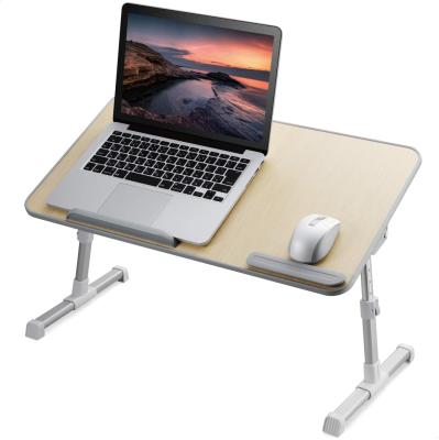 China New Design Height Adjustable Foldable Portable Wooden Laptop Desk for sale