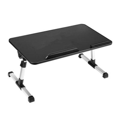 China Factory direct sale adjustable (height) high quality foldable height portable wooden laptop desk with mobile for sale