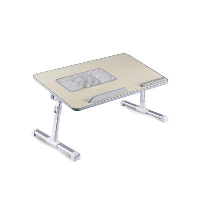 China (Size) Hot Selling Adjustable Laptop Foldable Portable Table With Height Adjustable Gaming Computer Table With Fan for sale