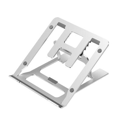 China Aluminum Notebook Cooling Pads Folding Ergonomic Computer Stand Laptops Lift for Desktop Folding Computer Stand for sale