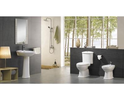 China Double-Flow Modern Ceramic Sanitary Ware Toilet Set Bathroom Set Design for sale