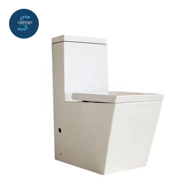 China Double-Flow Ceramic Modern Bathroom Washdown Toilet UPC WC One Piece Toilet for sale