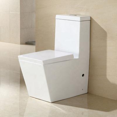 China Double-Flow Good Quality Floor-Mounted One-Piece Toilet Girl WC Ceramic Toilet for sale