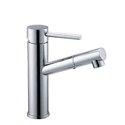 China Metered Faucets China Bathroom Toilet Wash Hand Pull Out Basin Faucet With Good Quality for sale