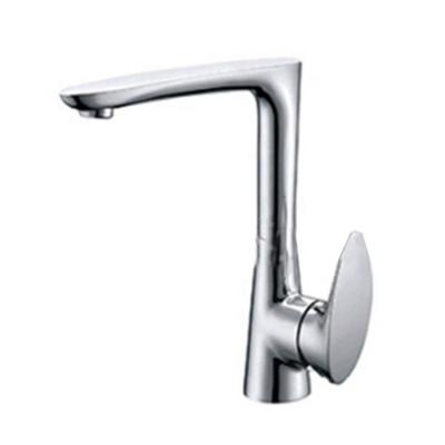 China Metered Faucets Fashion Face Solid Brass Basin Faucet Single Handle Classic Style Basin Faucet for sale