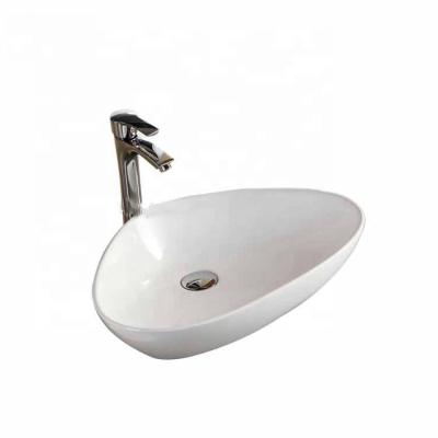 China Modern Sanitary Ware Modern Countertop Bathroom Sinks With Hand Art Designs Wash Basin for sale