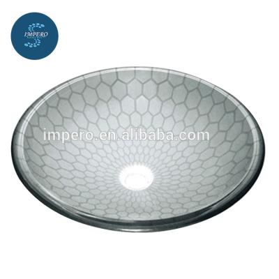 China Modern Bathroom Transparent Glass Bowl Hand Sink With Cheap Price for sale