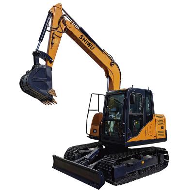 China Construction Material Stores Fastvo ES75 Cabin Japan Chinese Luxury Engine 7.5 Ton Excavator for sale