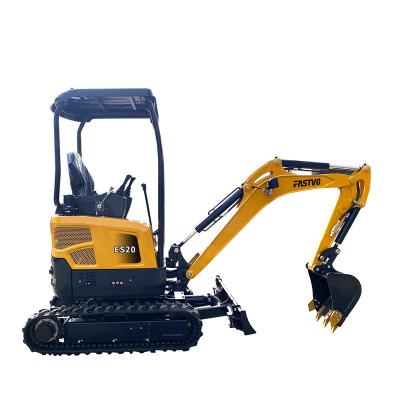 China Construction Digging FASTVO ES20 EPA Engine Chinese Mini Excavator Kubota Mini Excavator For Sale for sale