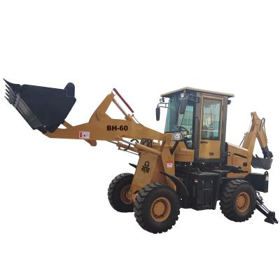 China Machinery Repair Shops FASTVO BH-60 New Backhoe Loader Excavator 4 Wheel Drive Backhoe and Backhoe Loader Hoe Loader Backhoe for sale