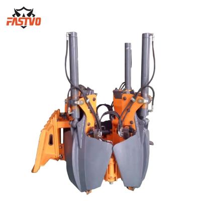 China Hotels Fully Powerful Mini Tree Spade Attachment Tree Removing Machine for sale