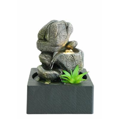 China Fengshui Handmade Custom Shape Water Fountain Indoor Decorative Stone Tabletop Water Fountain for sale