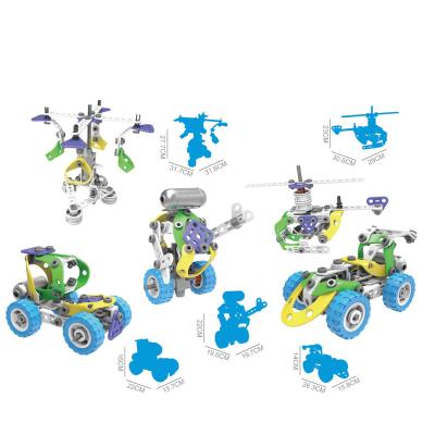 China Building Toy 5 in 1 STEM Educational Building Kit for Kids Engineering Building Blocks Building Toy 105pcs for sale