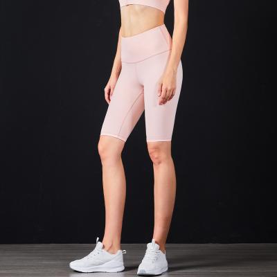 China Women High Waisted Tummy Control Sports Shorts Anti-Wrinkle Biker Abbreviations For Yoga Athletic Running Cycling Pants for sale