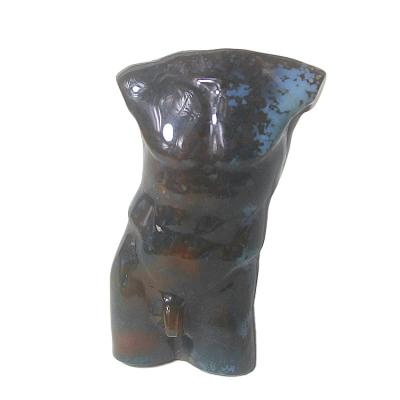 China Wholesale Crystal Figurine Crystal Torso Statue Carved Prince Body Moss Agate Men Body Charm Model From China for sale