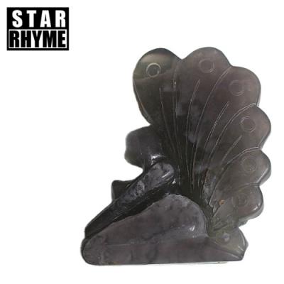 China China Top Fluorite 10cm Fairy Hand Carving Exquisite Crafts Chakra Home Decor for sale