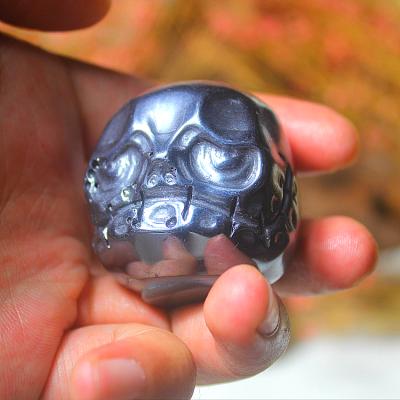 China China Wholesale Natural Hand Engraving Daidai 3cm Terahertz Crystal Carvings Halloween Crystal Decorations For Home for sale