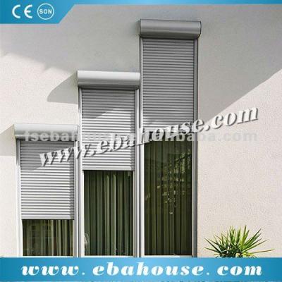 China Remote Control Aluminum Roller Shutter Burglar Proof Designs Window Shutters for sale