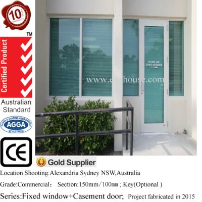 China Thermal Break EBA Design Front Door Aluminum Windows And Main Door Windows Grille Design for sale