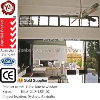 China Latest Australian Standard Aluminum Alloy Window Design Breezway Aluminum Awnings for sale