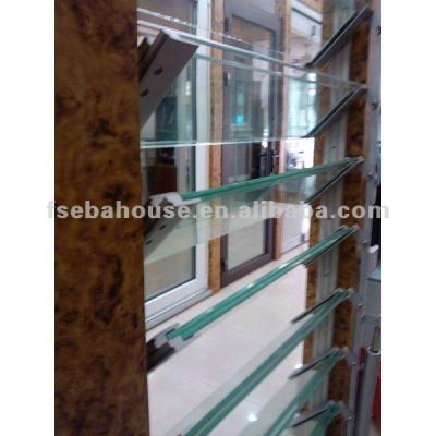 China Swing Motorized Remote Control Canopy Windows Jalousie Glass Windows / Doors for sale