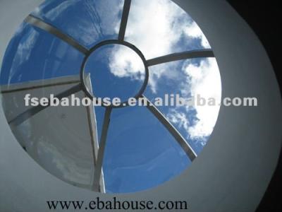 China Skylight Aluminum Windows CE Dome Skylight Tent Window Glass Arch Windows for sale