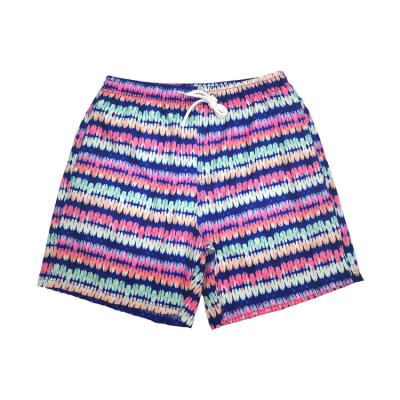 China Rainbow Windproof 4-Way Stripe Stretch Mesh Shorts Custom Shorts Mens Beach Shorts for sale