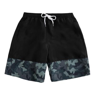 China 2022 Windproof Wholesale Patchwork Trailing Camouflage Mens Sports Gym Shorts Workout Shorts for sale