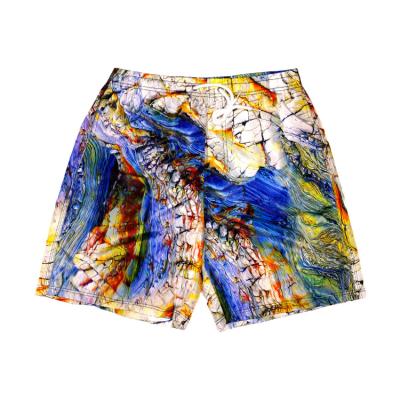 China Colorful Casual Fashion Casual Fashion Graffiti Comfortable Men's Breathable Boardshorts Cloth Breathable Boardshorts for sale