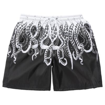 China Octopus Windproof Pattern Located Cthulhu Printed Style Waterproof Mens Summer Bottom Shorts for sale