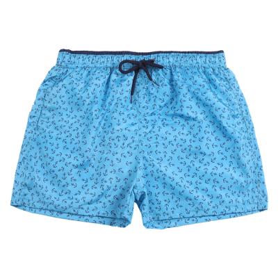 China Convinient Anchor Windproof Pattern Printed Quick Dry Pocket Packing Shorts With Pockets for sale