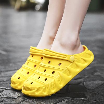 China 2022 Medical Ladies Slippers Printed EVA Garden Breathable Light Comfortable Slide Shoes Candy Color for sale