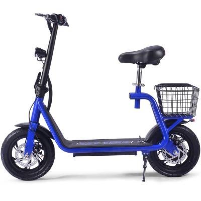 China High Quality Unisex Eu Us H8 350 500w Off Road 36v 12ah Lithium Current Foldable Portable Ion Two Wheels Electric Scooter Adult for sale