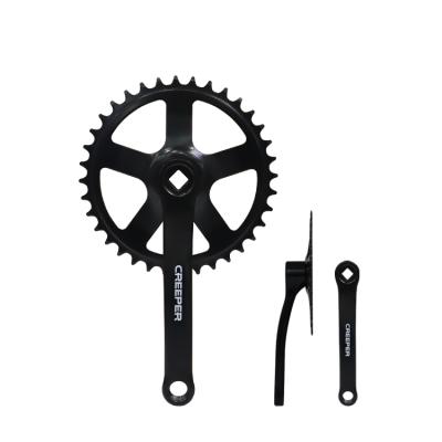 China Kids Bikes SNEAKER Brand Iron CNC Machined Bicycle 36T Sprocket 170mm Crank Road Bike Single Speed ​​Crankset for sale