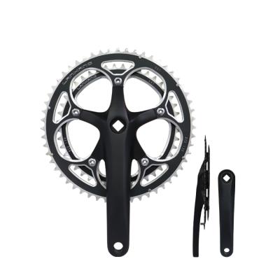 China Strong Transmission System Mountain Bike Folding Bike Crank Bicycle Crank 44T/55T Aluminum Alloy High Quality Hot Sales for sale