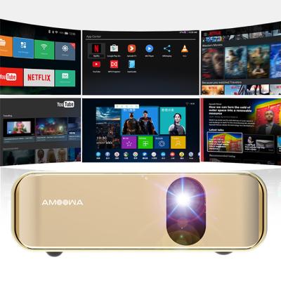 China Pico Video Projector Factory Mini Price yg300 600 Lumens 1080P Home Theater DLP 4K Mobile Phone Outdoor Proyector for sale