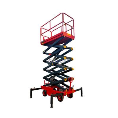 China Hotels Lift Electric Vertical Platform Mobile Platform Lift Hydraulic Outdoor Platform Scissor Lift Aerial Lift for sale